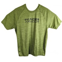 Under Armour Mens Athletic Shirt Large Green Heather - $17.91