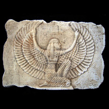 Isis Egyptian Goddess sculpture Relief plaque replica reproduction - £23.60 GBP