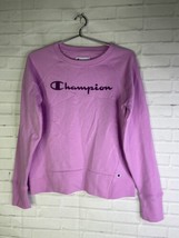 NEW Champion Womens Pullover Long Sleeve Logo Sweatshirt Top Orchid Size S - £10.89 GBP
