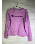 NEW Champion Womens Pullover Long Sleeve Logo Sweatshirt Top Orchid Size S - £10.95 GBP