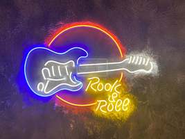 Rock &amp; Roll | LED Neon Sign - £193.58 GBP+
