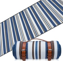 Extra Large Picnic Blanket 79&quot; X 59&quot;  Oversize  Accommodates 3-4 adults NEW - £19.66 GBP