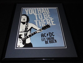 AC/DC 2011 Let There Be Rock Framed 11x14 ORIGINAL Advertisement - £27.58 GBP