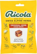 Ricola Original Swiss Herb Cough Suppressant Throat Drops, 21 Drops, Fights Coug - £9.56 GBP