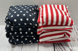 Stars and Stripes Distressed - 8 Regulation Corn Hole Bags - £15.94 GBP