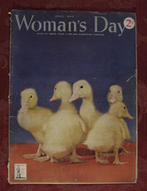 WOMAN&#39;s DAY Magazine April 1942 Louis Adamic Jean M. Nourse Jeanne Singer - £7.59 GBP