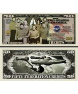 ✅ 100 Pack Star Trek Federation 50 Credits Collectible Novelty Dollar Bi... - £19.42 GBP
