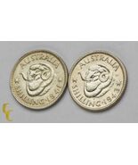 1941-43 Australia Shilling Silver Coin Lot of 2 KM# 39 - €51,65 EUR