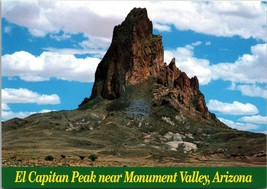 El Capitan Peak near Monument Valley AZ Postcard PC67 - £4.01 GBP