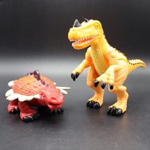 2 Fisher-Price Imaginext Dinosaurs Ceratosaurus &amp; Ankylosaurus Toy Figures - $18.00