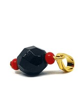 18K GOLD FILLED AZABACHE NECKLACE FOR GOOD LUCK AND PROTECTION 16&quot; LONG - €8,43 EUR