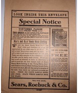 Vintage Small Sears Roebuck &amp; Co Envelope - €5,16 EUR