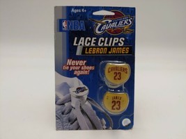 2012 NBA Shoe Lace Clips Lace Locks LeBron James Cleveland Cavaliers  - £9.34 GBP