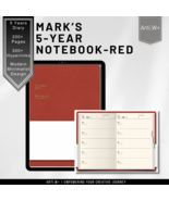 MARKS 5-Year Digital Planner (Red) - £6.28 GBP