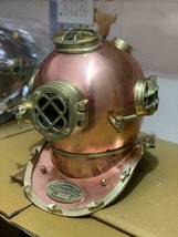 Antique divers helmet full size Vintage US navy diving helmet for Decora... - £309.42 GBP