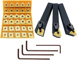 5/8&quot; 36Pcs Indexable Carbide Lathe Turning Tool Insert Holder Bit Set - $63.16