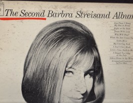 Barbra Streisand - LP - The Second Barbra Streisand Album - £3.87 GBP