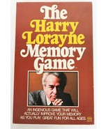 Vintage 1976 The Harry Lorayne Memory Game Complete Reiss Games  - $34.99