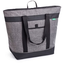 Jumbo Insulated Cooler Bag (Charcoal) With Hd Thermal Insulation - Premium, Coll - £41.55 GBP