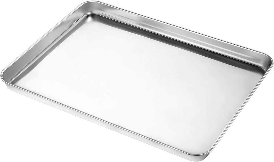 Stainless Steel Cookie Sheet Set - 3 Sizes for Versatile Baking & Roasting Item image 6