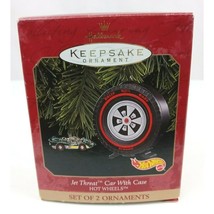 NOB Vintage 1999 Hallmark Keepsake Ornament Jet Threat Car With Case Set... - $7.87