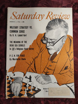 Saturday Review March 3 1956 Dead Sea Scrolls Norbert Wiener Marchette Chute - £6.92 GBP