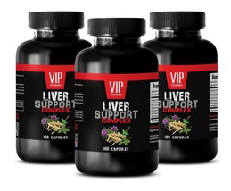 liver detox pills - LIVER COMPLEX 1200MG - ginseng capsules - 3 Bottles 300 Caps - £29.60 GBP