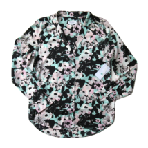 NWT Equipment Adalyn in Mint Frost Floral Print V-neck Button Down Shirt M $280 - £71.74 GBP