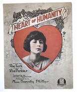 HEART OF HUMANITY-DOROTHY PHILLIPS SILENT FILMS-1919 ANTIQUE SHEET MUSIC... - £11.15 GBP