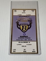 Baltimore Ravens Inaugural Game Football Ticket Stub Ray Lewis Debut 9/1 1996 - £200.80 GBP