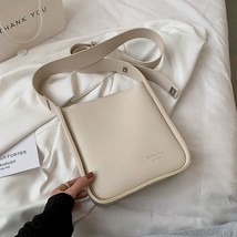 Fouieux Simple Vintage Pu Leather Composite Bags Women Large Capacity Messenger  - £54.06 GBP