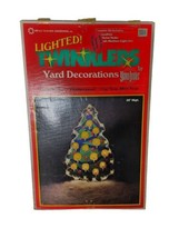 Impact Plastics Christmas Tree Lighted Twinklers 32&quot; Yard Sign Decor Lig... - £53.90 GBP