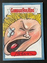 Topps Gpk Garbage Pail Kids Disgusting Dating Simone Arena Sketch Card Pat Splat - £97.73 GBP