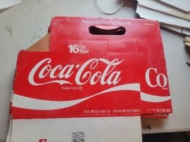  8 Coca Cola 8 Pack 16 oz Return Bottles Cardboard Carrier Bottles Not I... - $31.68
