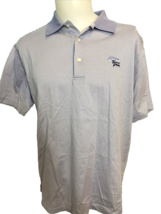 Torrey Pines Men's Golf Shirt Lavender &amp; White Micro Stripes Sz M - €24,28 EUR