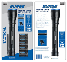 Surge 2,000 Lumen Tactical LED Alkaline Flashlight, HHL3065AS - $78.68