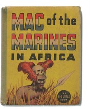 Mac + The Marines in Africa ORIGINAL Vintage 1936 Whitman Big Little Book - £58.39 GBP