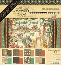 Graphic 45 Collector&#39;s Edition Pack 8&quot;X8&quot;-Enchanted Forest - £15.42 GBP