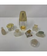 Lot Of 8 Decorative Empty Perfume Bottles All Minitures Except The Beaut... - $20.81 CAD