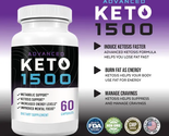 Keto Advanced 1500 Ketonegix BHB Weight Loss Exogenous Ketones 360 Rapid... - $25.98
