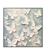 interoknack Butterfly Dreams 3D Textured Hand-Painted Oil Painting, Luxu... - €854,94 EUR