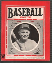 Baseball Magazine 6/1935-Rogers Hornsby-Babe Ruth-Alvin Crowder-MLB-pix-info-FN - £192.21 GBP