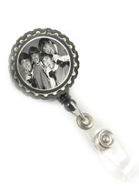 The Beatles work Badge Retractable Reel ID Holder nurse Dr cna therapist nicu - £3.83 GBP