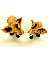 Pair of Lefton Porcelain Figurines, Trunks Up, H2674 (small) &amp; H2675 (la... - £38.33 GBP