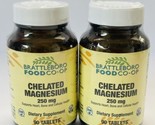2 X Chelated Magnesium 250mg, 100% Chelated for Max Absorption, 180 Tablets - $21.68