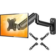 Monitor Wall Mount Bracket For 13 To 32 Inch Screens, Gas Spring Arm Wall Mount, - £66.25 GBP
