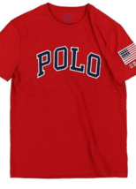 Polo Ralph Lauren Men’s Polo Red  USA Flag T-Shirt  Men&#39;s 4XB - $47.00