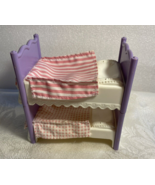 Fisher Price Loving Family Dollhouse GIRLS BUNK BED SET se 2 twin BEDROO... - £23.67 GBP