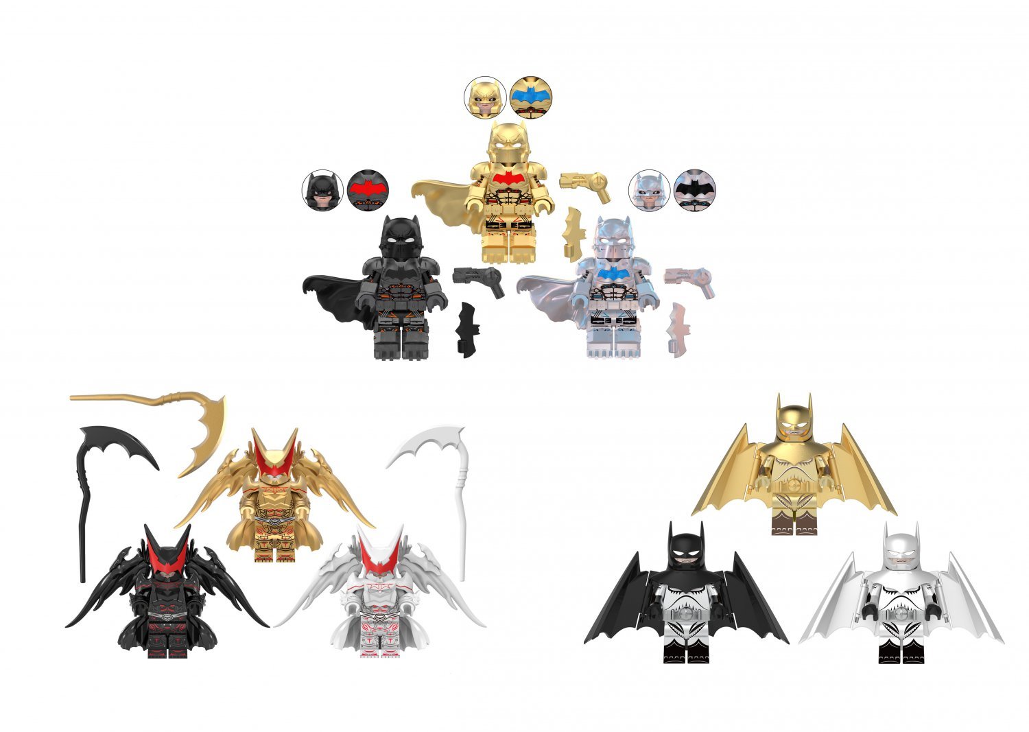 Hellbat Kingdom Come Batman Xe Suit Batman Minifigures Batman Sets