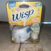 Glade Wisp Automatic Puffs Home Fragrancer w/ Citrus &amp; Herb Scented Oil NOS - $19.79